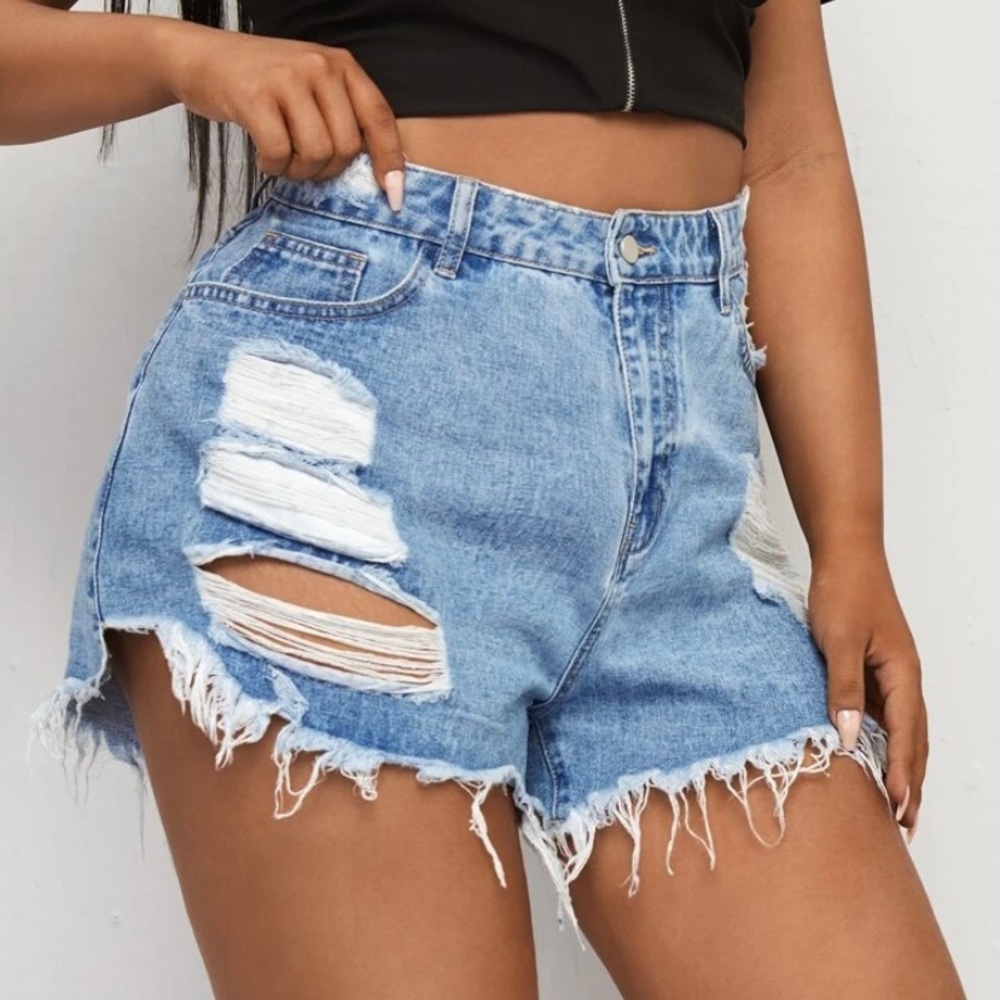 This are some cute summer shorts (plus size)